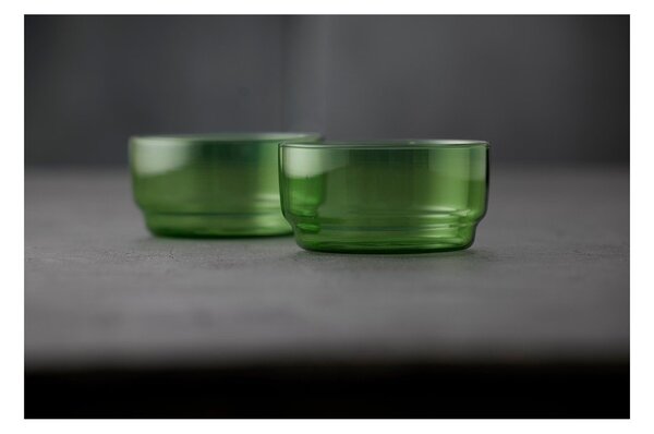 Зелени стъклени купички в комплект от 2 бр. 500 ml Torino – Lyngby Glas