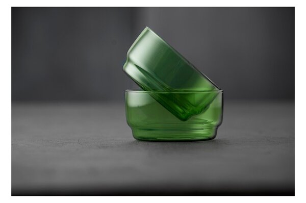 Зелени стъклени купички в комплект от 2 бр. 500 ml Torino – Lyngby Glas