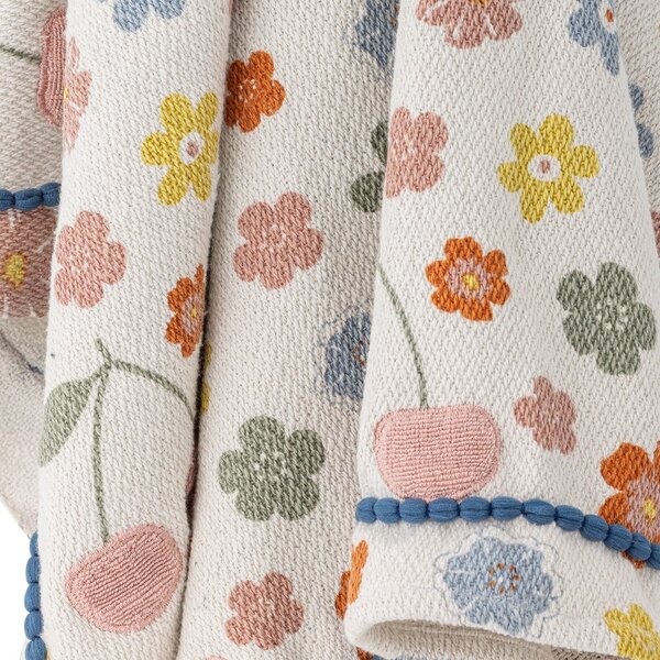 Бебешко одеяло от рециклиран памук 130x160 cm Cherry – Bloomingville Mini