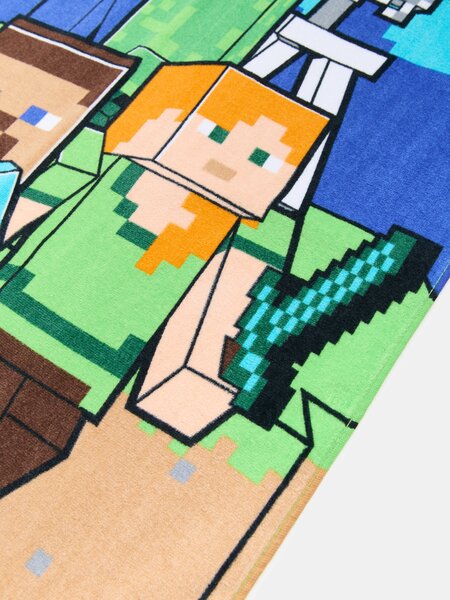 Sinsay - Памучна кърпа за баня Minecraft - многоцветен