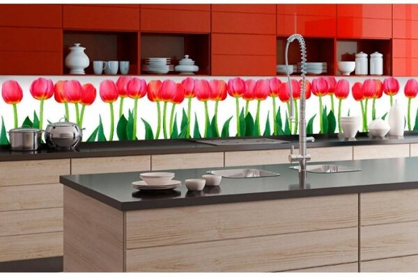 Фототапет за кухня - лалаета 350 x 60 см