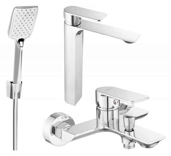 Mexen Alexa R62 комплект за вана, хром - 71213R62-00