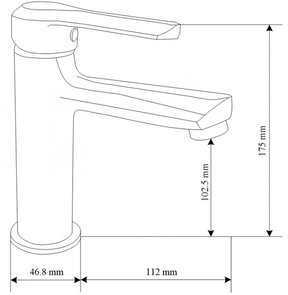 Mexen Sabre Черна баня комплект R72 - 72103R72-70