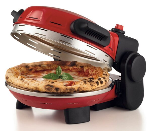 Електрическа фурна за пица Ariete "Pizzeria Gourmet" 0934/00, 1500W, 32 см, До 400C, 5 нива, , Червен
