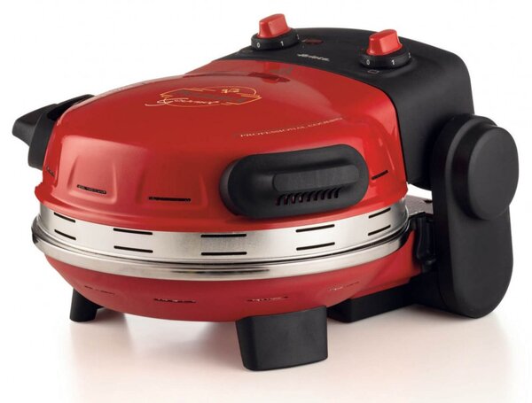 Електрическа фурна за пица Ariete "Pizzeria Gourmet" 0934/00, 1500W, 32 см, До 400C, 5 нива, , Червен