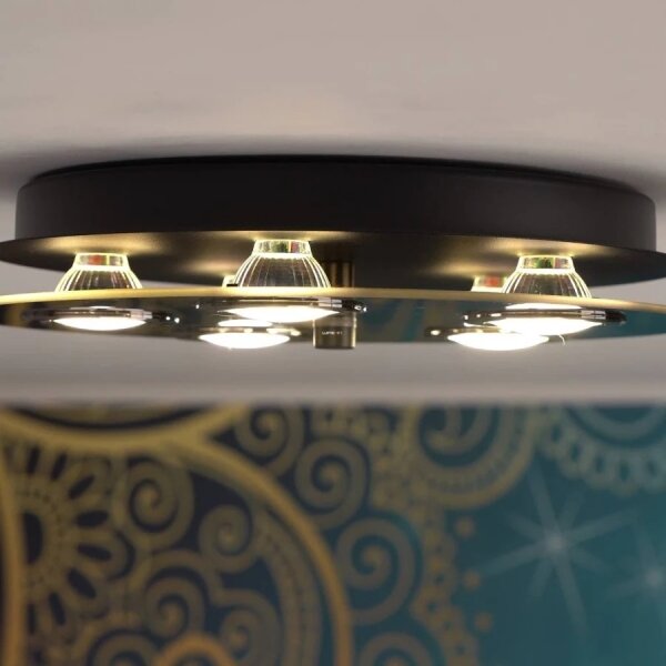 Eglo 33805 - LED таванно осветително тяло GRATTINO 5xGU10/2,8W/230V