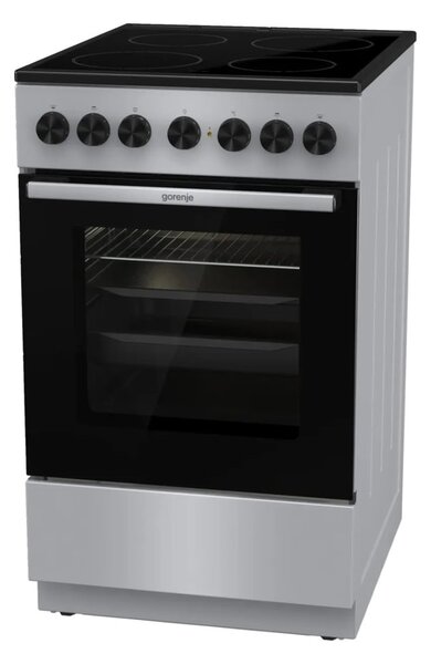 Готварска печка Gorenje GEC5B60SG, клас A, 70л. обем, 4 нагревателни зони, FrozenBake, инокс
