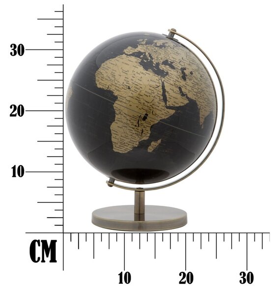 Декоративен глобус Dark Globe, ⌀ 25 cm - Mauro Ferretti