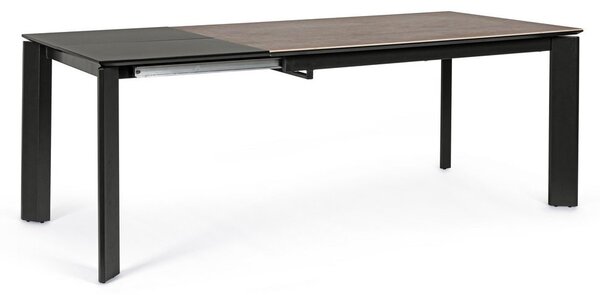 BIZZOTTO ТРАПЕЗНА МАСА BRIVA 160-220X90X76 СИВА
