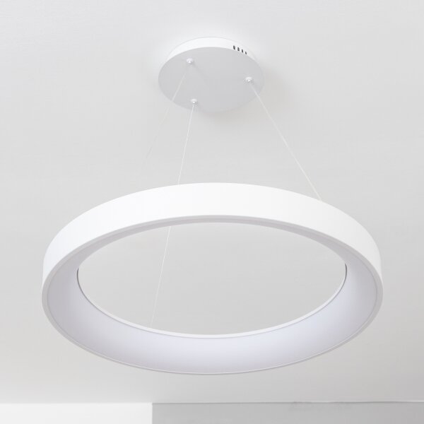 Brilagi - Димируем LED полилей на кабел FALCON II LED/99W/230V Ø 60 cm бял + дистанционно управление