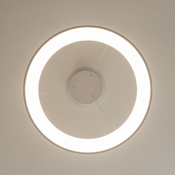 Brilagi - Димируем LED полилей на кабел FALCON II LED/99W/230V Ø 60 cm бял + дистанционно управление