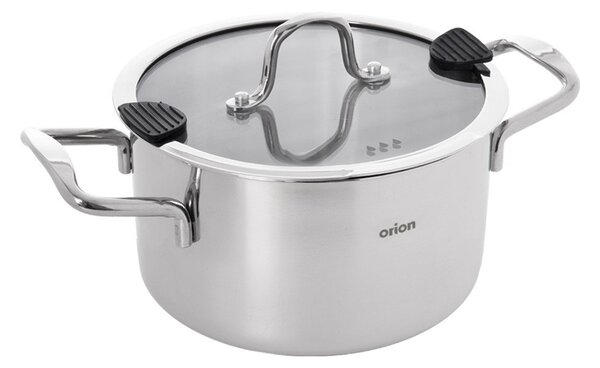 Касерола от неръждаема стомана с капак 4,3 l Venice – Orion
