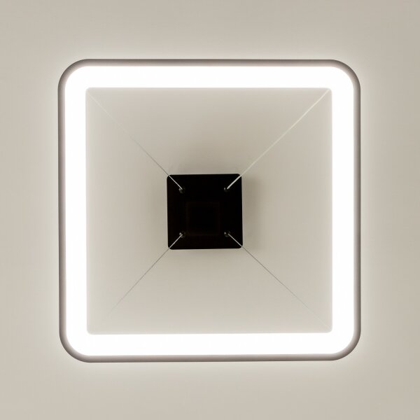 Brilagi - димируем LED полилей на кабел FALCON SLIM LED/50W/230V 50x50 cm черен + дистанционно управление
