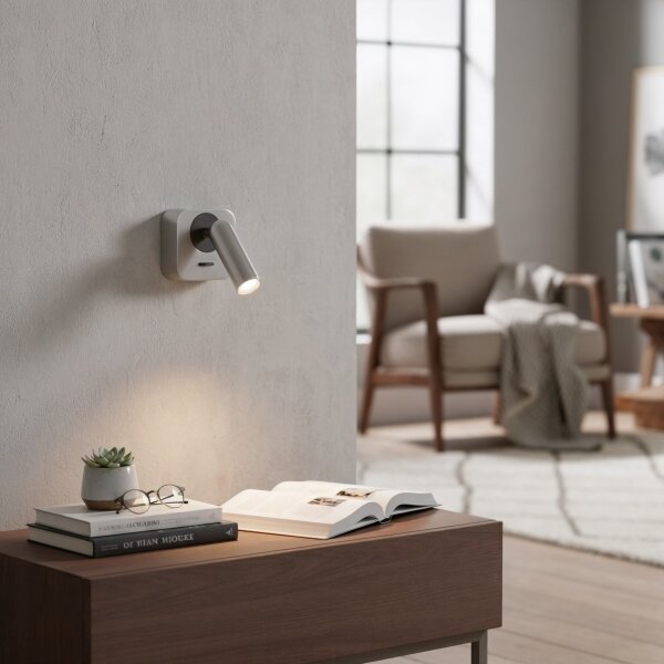 Ideal Lux - LED Стенен спот BEAN LED/3W/230V CRI 90 лъскав хром