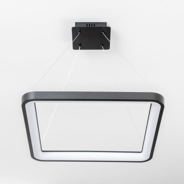 Brilagi - димируем LED полилей на кабел FALCON SLIM LED/50W/230V 50x50 cm черен + дистанционно управление