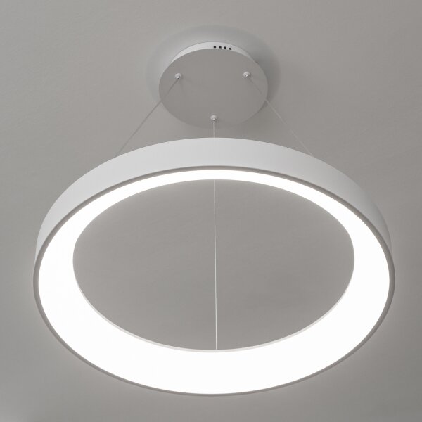 Brilagi - Димируем LED полилей на кабел FALCON II LED/99W/230V Ø 60 cm бял + дистанционно управление
