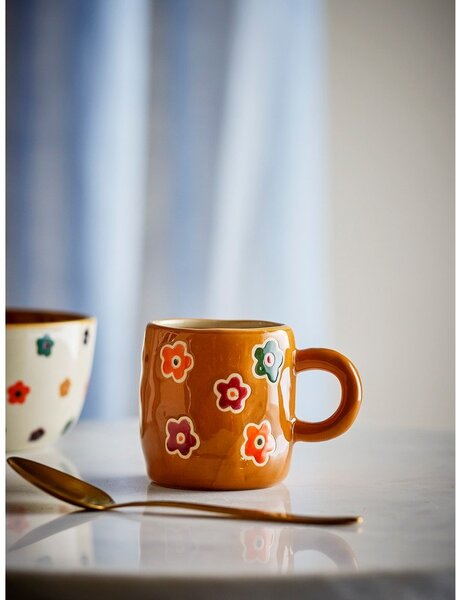 Кафява глинена детска чаша 130 ml Addy – Bloomingville Mini