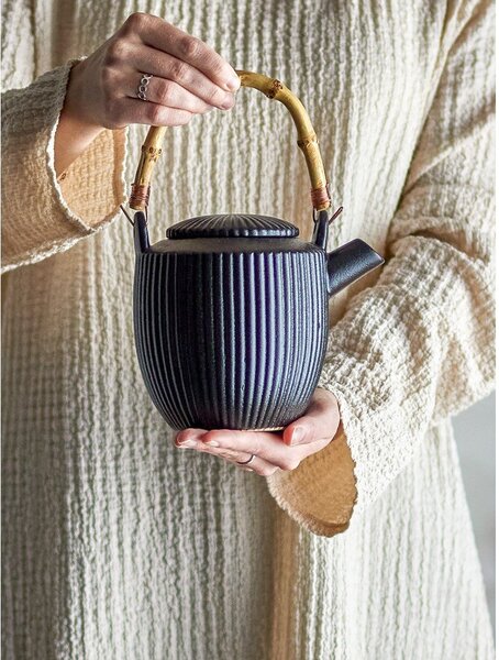 Черен глинен чайник 850 ml Neri – Bloomingville