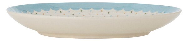 Светлосиня/кремава глинена детска чиния ø 16 cm Celebrate – Bloomingville Mini