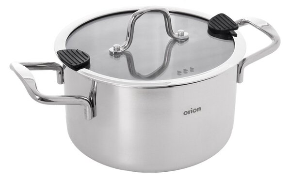 Касерола от неръждаема стомана с капак 6,2 l Venice – Orion