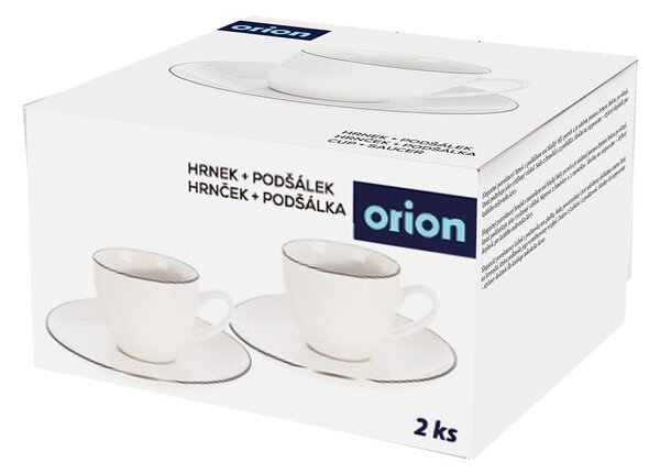 Бяла порцеланова чаша за еспресо 100 ml Decora – Orion