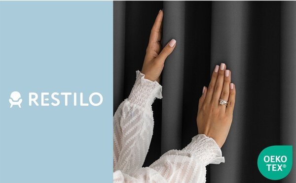 Антрацитно dimout перде 140x250 cm Carli – Restilo