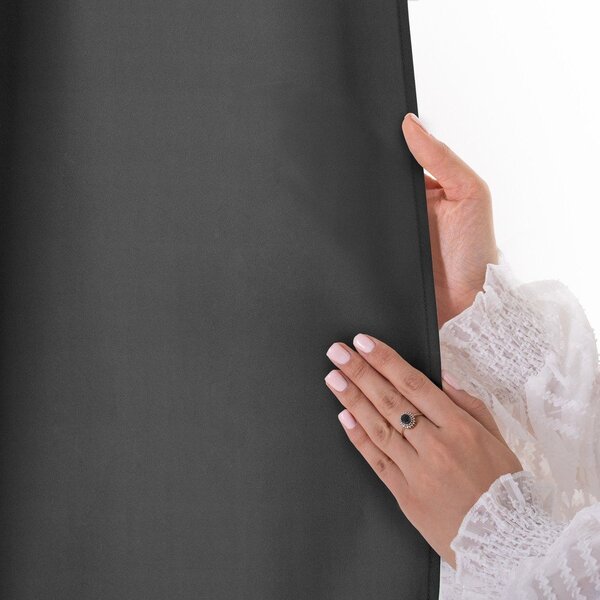 Антрацитно dimout перде 140x250 cm Carli – Restilo