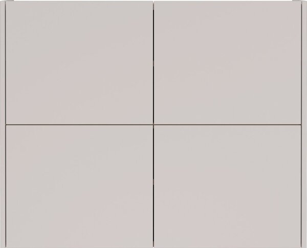 Кремаво матово висящо шкафче 97x79x27 cm Binetto – Germania