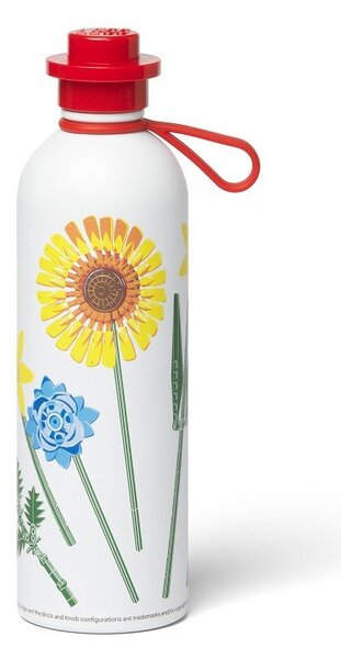 Червен /бял метален детски термос 560 ml Botanicals – LEGO®