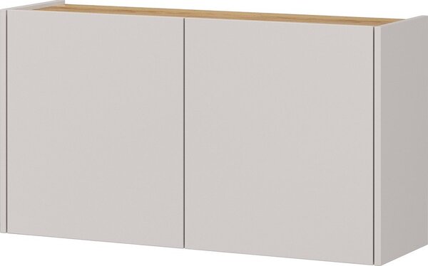 Кремаво висящо шкафче от декор от дъб 93x52x29 cm Libbiano – Germania