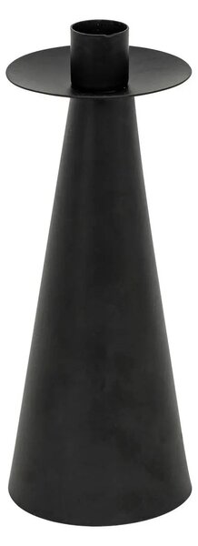 Свещник atmosphera Aut, Метал, Черен, 24 cm, 2 бр