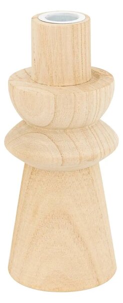 Свещник atmosphera Uma, Дърво, 24 cm, 2 бр