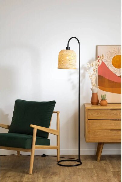 Лампион atmosphera Moki, Бамбук, Бял, 150 cm
