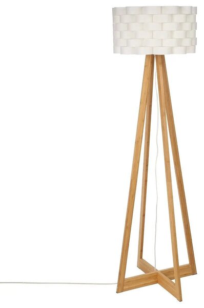 Лампион atmosphera Moki, Бамбук, Бял, 150 cm