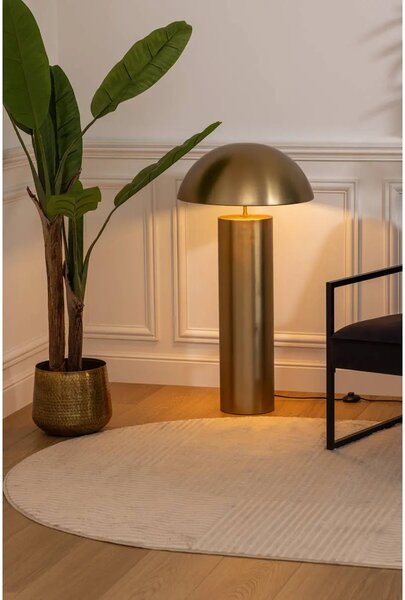 Лампион atmosphera Mushroom Cylinder, Метал, Златен, 97 cm