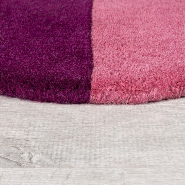 Бежов ръчно изработен вълнен килим 160x230 cm Mia Textured Scallop – Flair Rugs