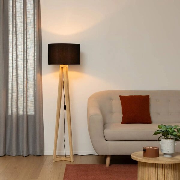 Лампион atmosphera Molu, Дърво, 141 cm - Бял