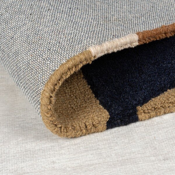Теракотен ръчно изработен вълнен килим 120x170 cm Mia Arch – Flair Rugs