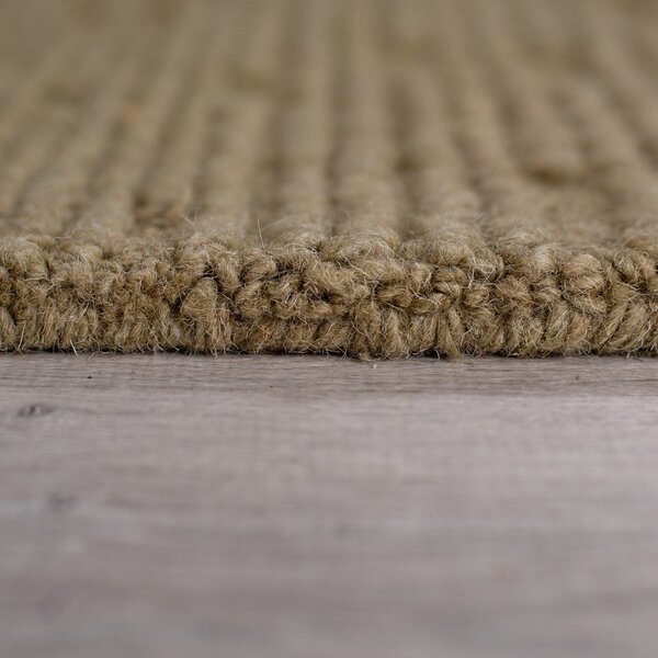Ръчно изработен вълнен килим в цвят каки 120x170 cm Harris Boucle – Flair Rugs