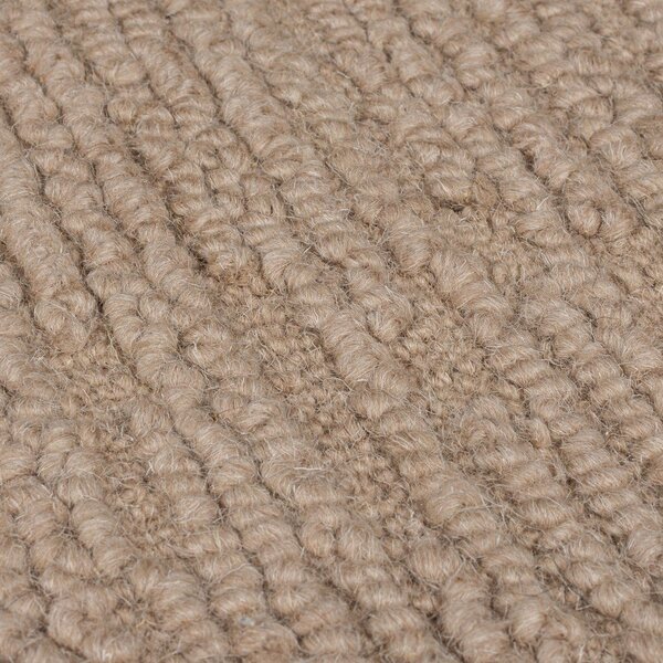 Бежов ръчно изработен вълнен килим 160x230 cm Harris Boucle – Flair Rugs