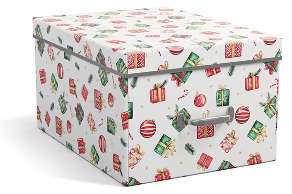 Картонена кутия за съхранение с капак/декоративна 37x50x15 cm Engla Christmas Storage – Bigso