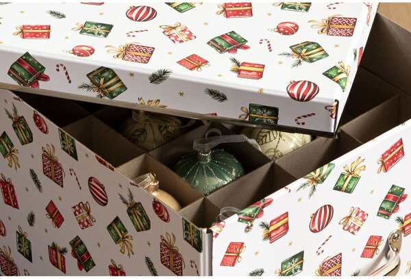 Картонена кутия за съхранение с капак/декоративна 37x50x15 cm Engla Christmas Storage – Bigso