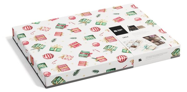Картонена кутия за съхранение с капак/декоративна 37x50x15 cm Engla Christmas Storage – Bigso