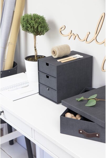 Картонен органайзер с чекмеджета Ingrid Canvas Paper Laminate – Bigso