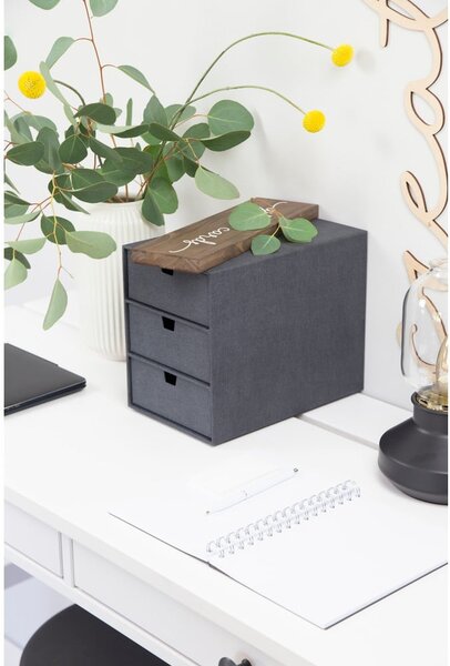 Картонен органайзер с чекмеджета Ingrid Canvas Paper Laminate – Bigso