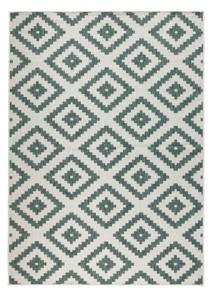 Зелен и кремав килим за открито , 80 x 150 cm Malta - NORTHRUGS