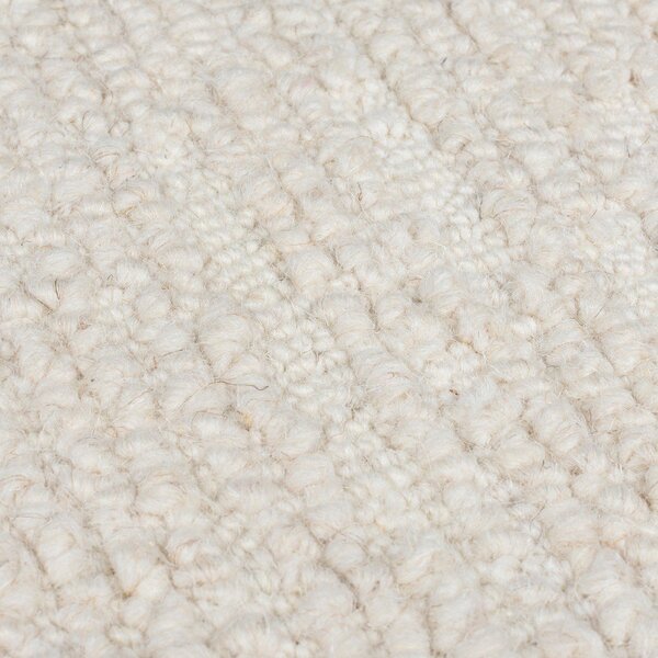 Ръчно изработен вълнен килим в цвят слонова кост 160x230 cm Harris Boucle – Flair Rugs