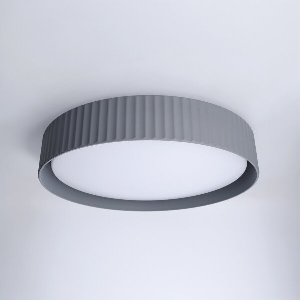 Brilagi - LED димируема таванна лампа LUCIA LED/48W/230V Ø 41 см сива + дистанционно управление