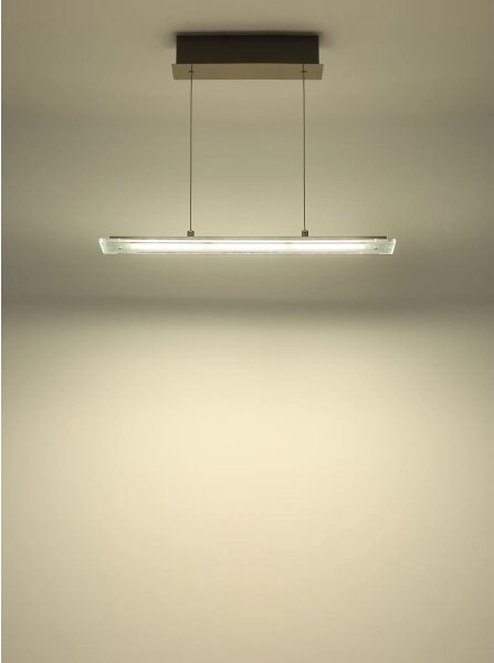 Globo 17019 - LED полилей NOVAK на кабел, сензорно димируем, 12W/230V