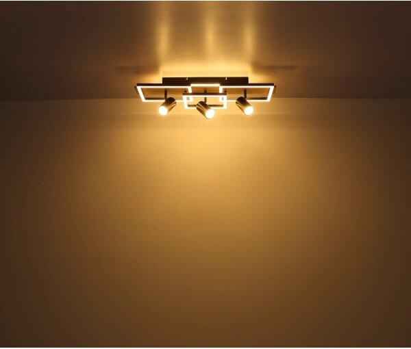 Globo 67305D2 - LED таванно осветително тяло KASSU LED/48W/230V + 3xGU10/5W 3000K 27x72 cm